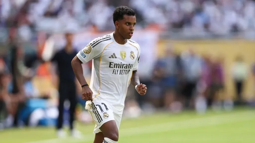 Rodrygo é um dos jogadores que podem trocar de clube. Foto: Megan Briggs/Getty Images