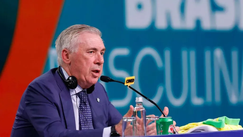 Carlo Ancelotti, técnico da Seleção Brasileira