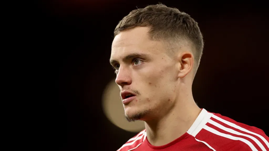 Florian Wirtz durante jogo do Liverpool (Foto: Carl Recine/Getty Images)