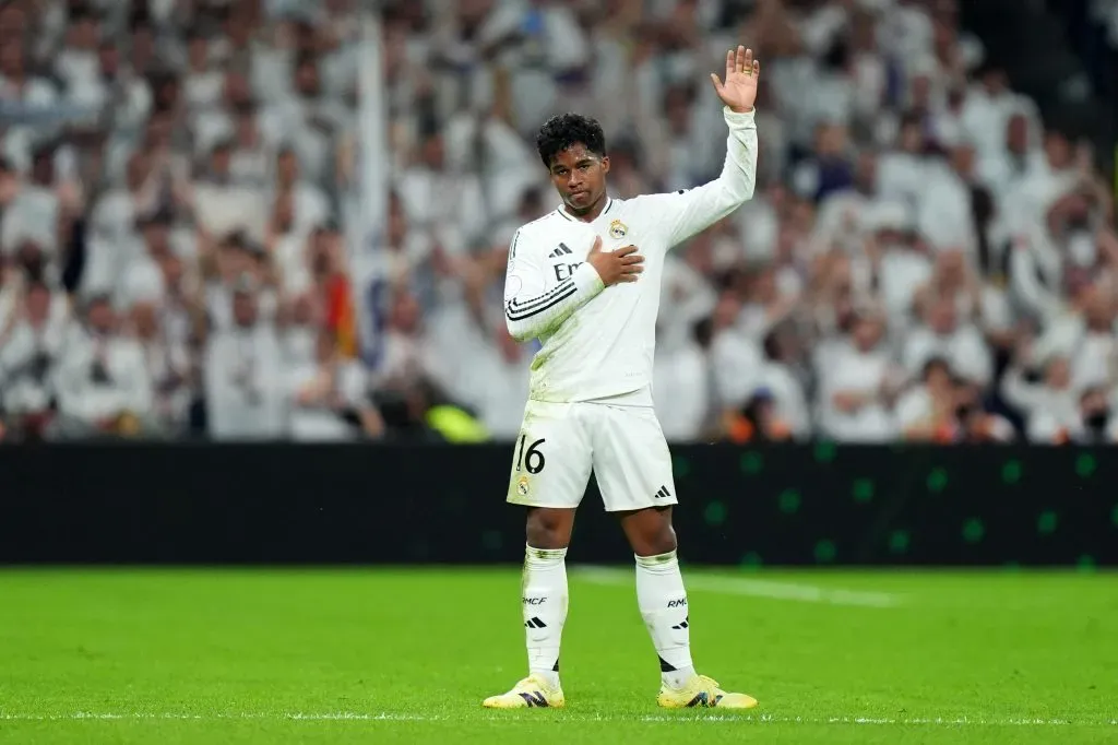 Endrick em campo pelo Real Madrid – Photo by Angel Martinez/Getty Images