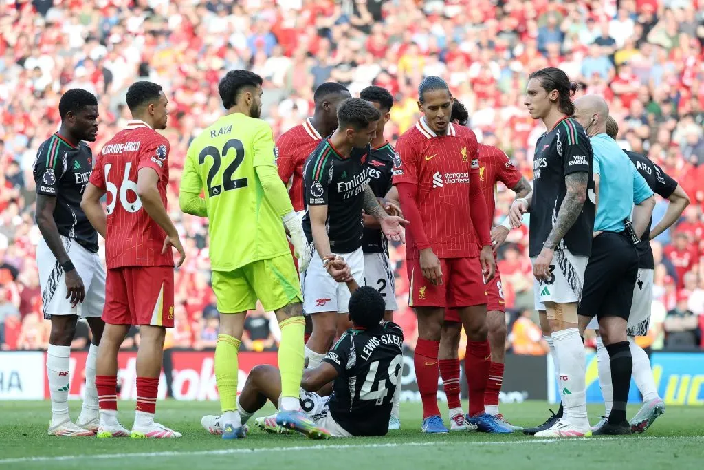 Liverpool x Arsenal. Foto: Carl Recine/Getty Images