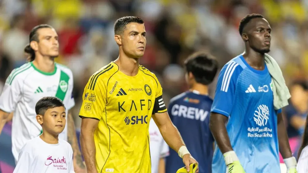Cristiano Ronaldo durante jogo Al-Nassr x Al-Ahli (Foto: Yu Chun Christopher Wong/Eurasia Sport Images/Getty Images)