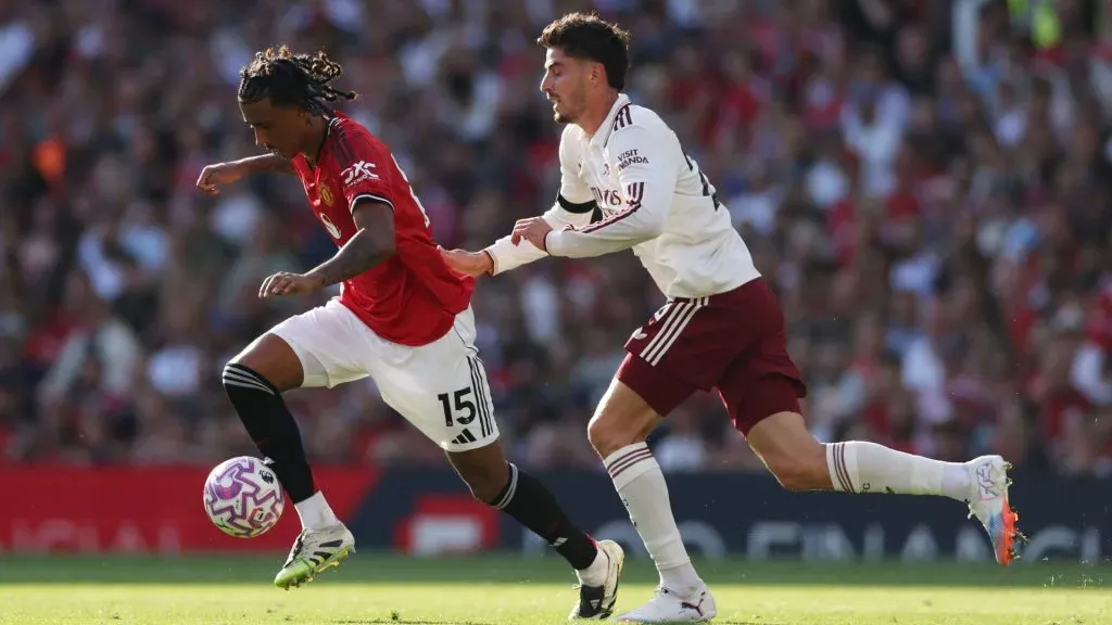 Havertz em jogo da abertura da temporada 2025/26 (Foto: Stu Forster/Getty Images)