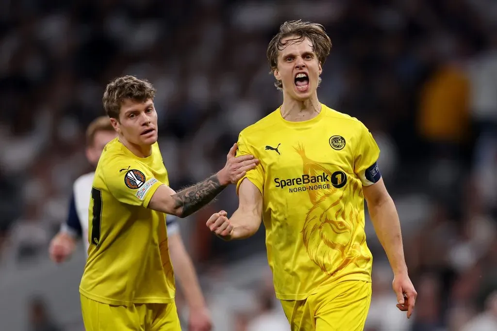 Ulrik Saltnes é um dos principais nomes do FK Bodø/Glimt. Foto: Ryan Pierse/Getty Images