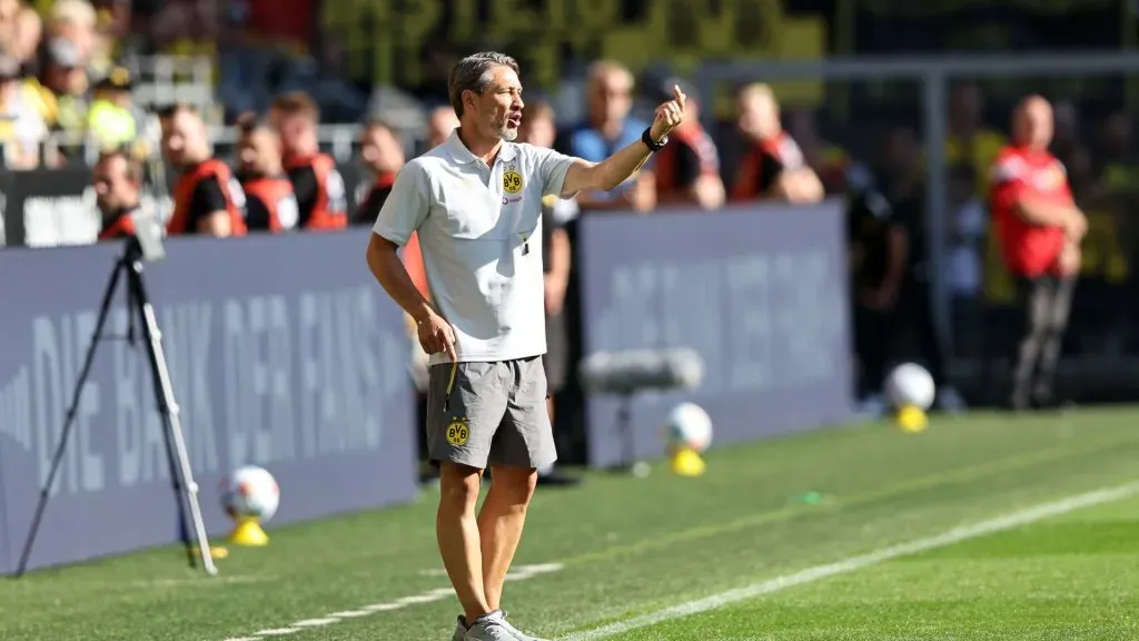 Niko Kovac, técnico do Borussia Dortmund (foto: Christof Koepsel/Getty Imagens)