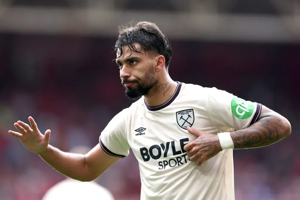 Paquetá em ação pelo West Ham. (Photo by Dan Istitene/Getty Images)