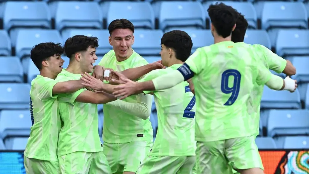 Jogadores do Barcelona B (foto: Dan Mullan/Getty Imagens)