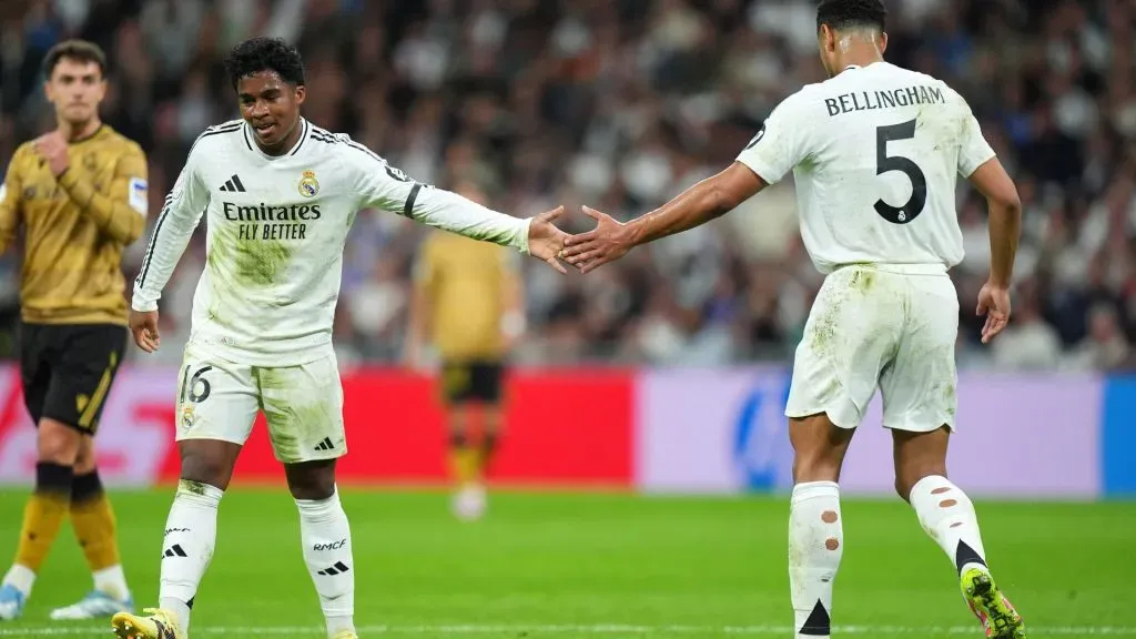 Endrick e Bellingham foram desfalques do Real Marid no começo da temporada (foto: Angel Martinez/Getty Imagens)