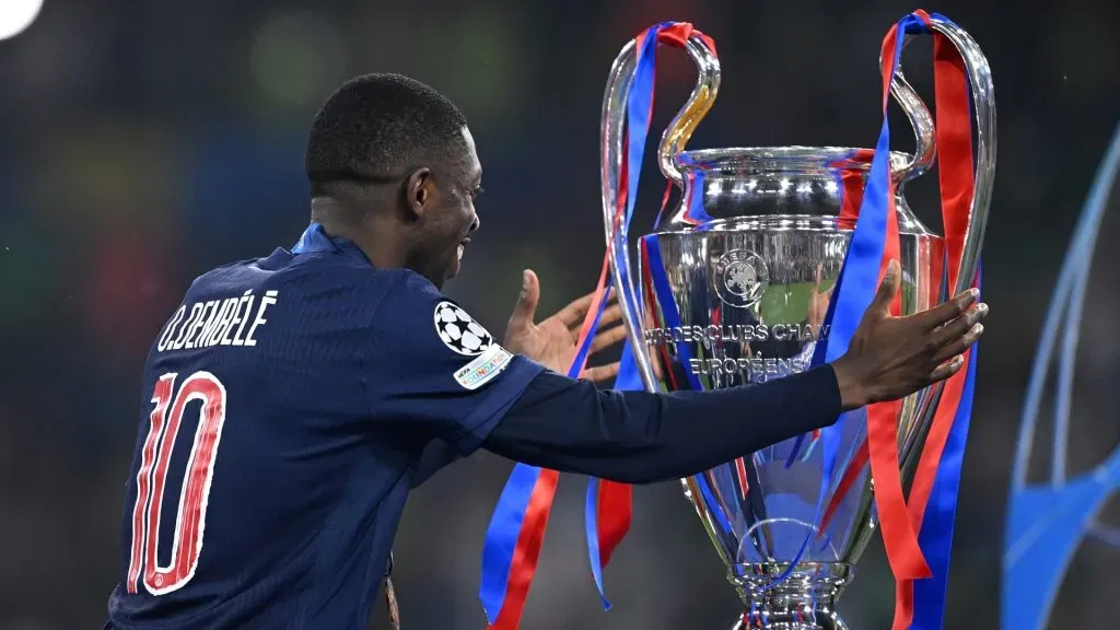 Dembélé conquistou a Champions League pelo PSG. Justin Setterfield/Getty Images