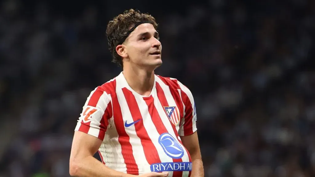 Alvarez pelo Atlético de Madrid. Foto: Judit Cartiel/Getty Images