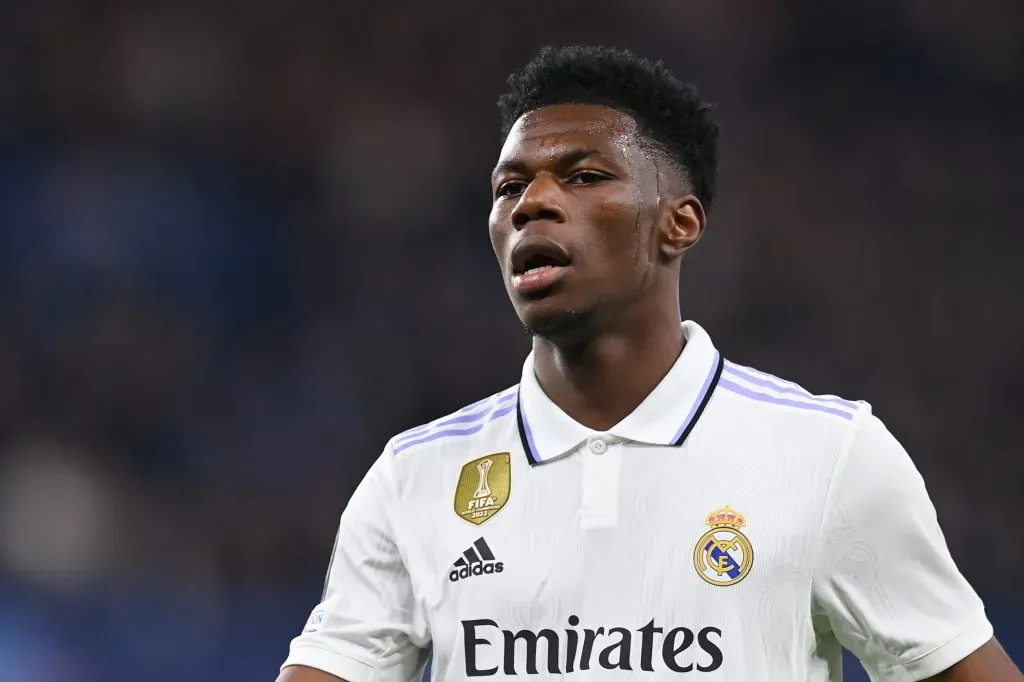 Aurelien Tchouaméni, pelo Real Madrid Michael Regan/Getty Images)