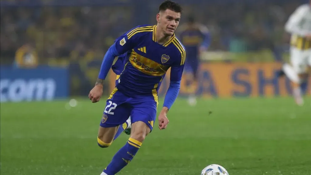 Kevin Zenón em jogo do Boca Juniors. Foto: Daniel Jayo/Getty Images