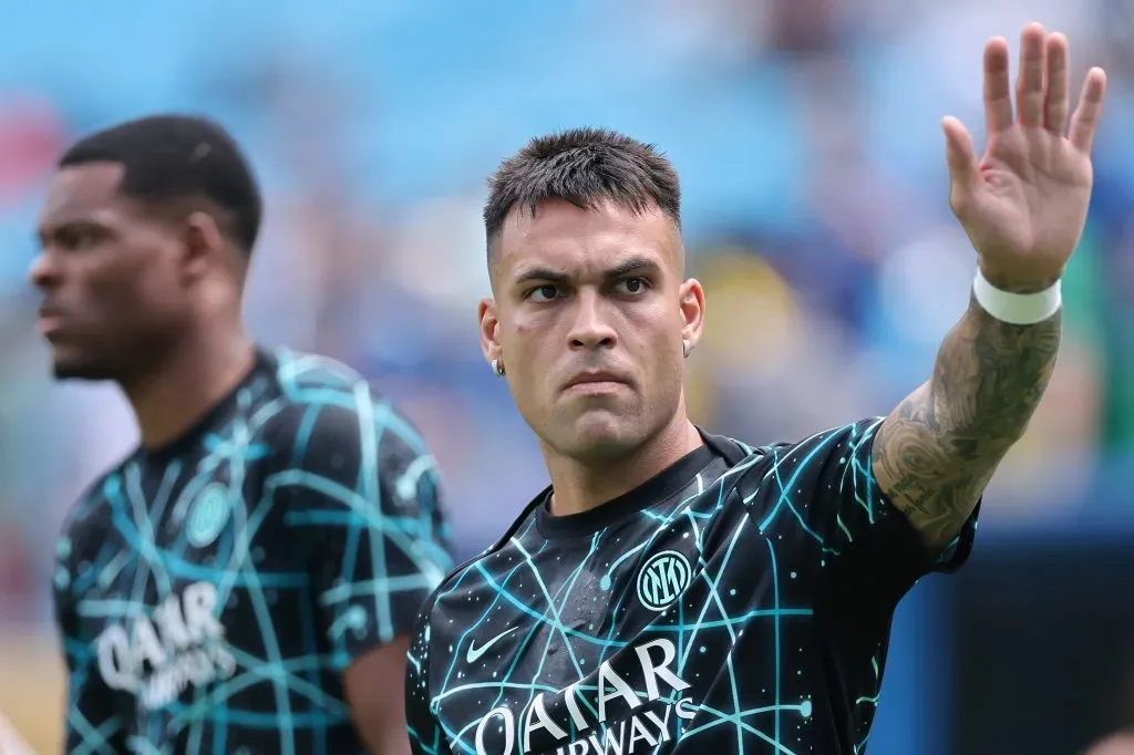 Lautaro Martínez é goleador da Inter de Milão. (Photo by Michael Reaves/Getty Images)