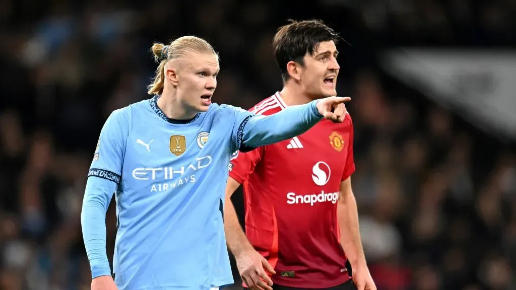 Manchester City x Manchester United fazem clássico pela Premier League. Foto: Michael Regan/Getty Images