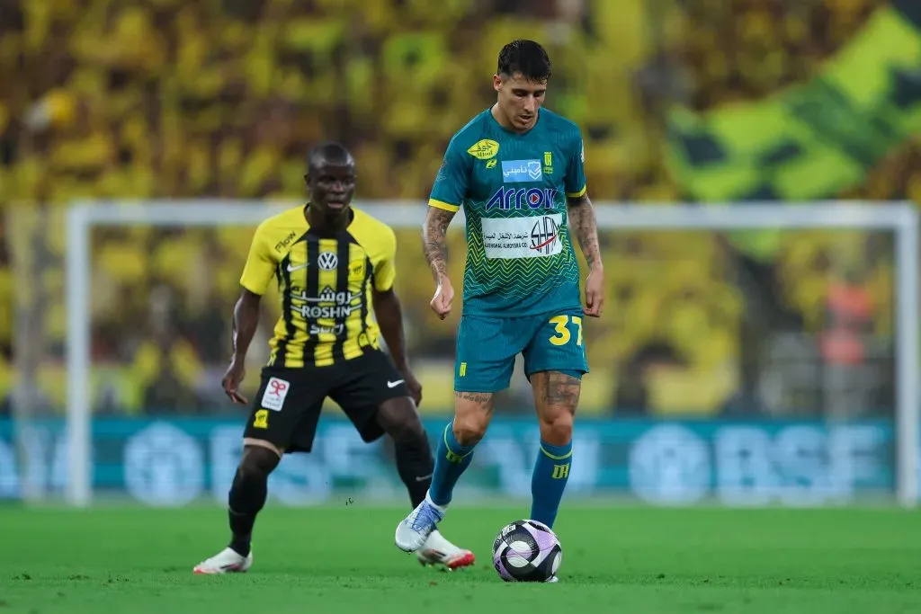 Cristian Tello em ação na Arábia Saudita. (Photo by Yasser Bakhsh/Getty Images)