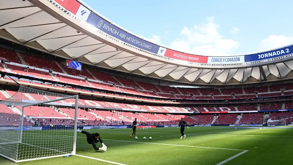Metropolitano, estádio do Atlético de Madrid. (Foto: Denis Doyle/Getty Images)