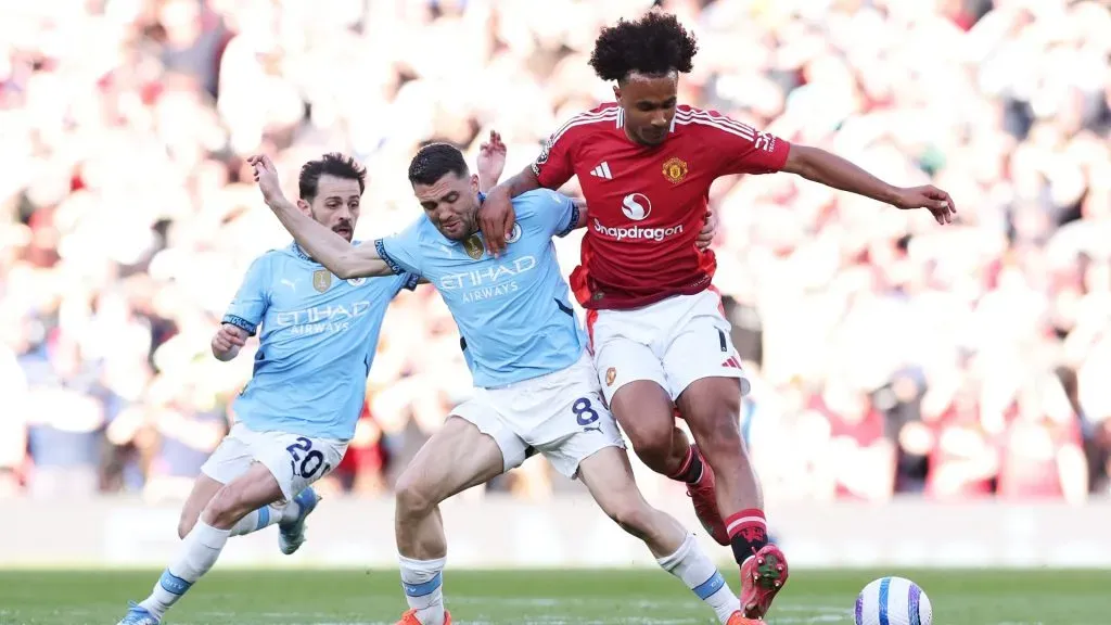 Manchester City x Manchester United (foto: Michael Steele/Getty Imagens)