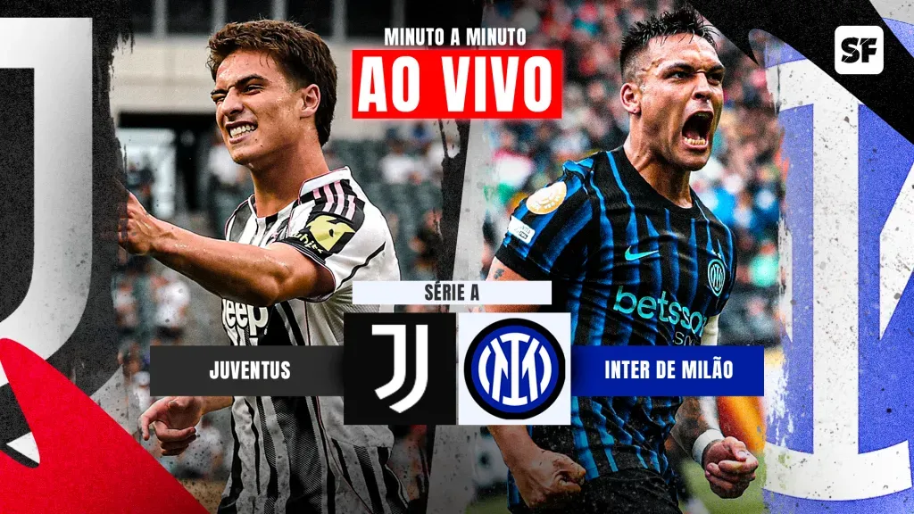 Juventus x Inter de Milão: onde assistir ao vivo jogo pela Série A