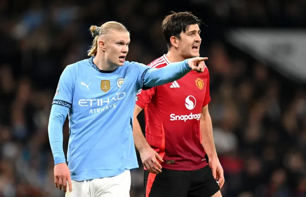 Haaland vs Manchester United. Foto: Michael Regan/Getty Images