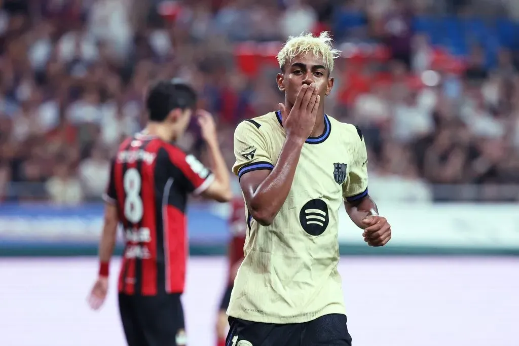 Lamine Yamal é o grande craque do Barcelona (Photo by Chung Sung-Jun/Getty Images)