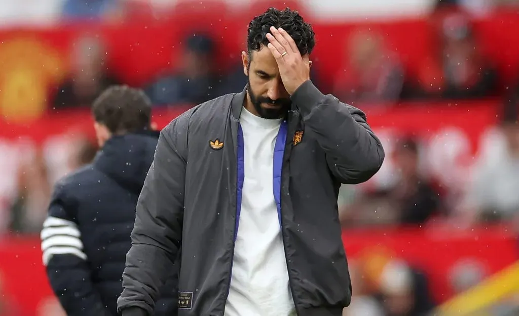 Ruben Amorim em Manchester United X Burnley