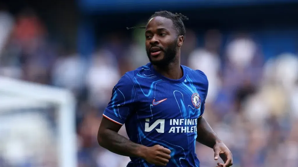 Sterling jogando pelo Chelsea. Foto: Eddie Keogh/Getty Images