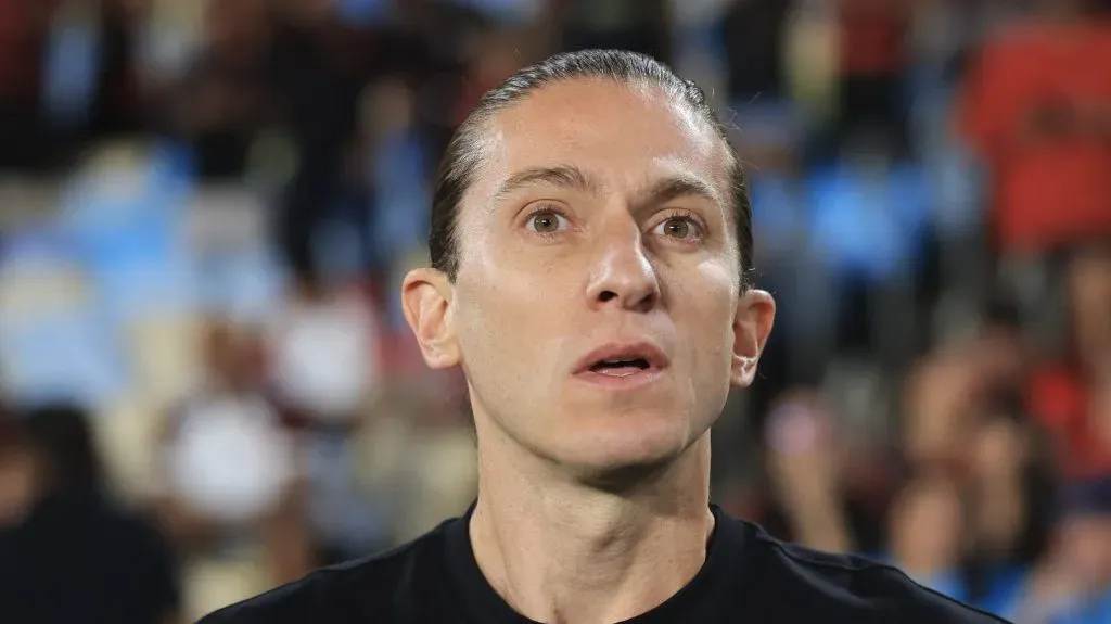 Filipe Luís, técnico do Flamengo.
