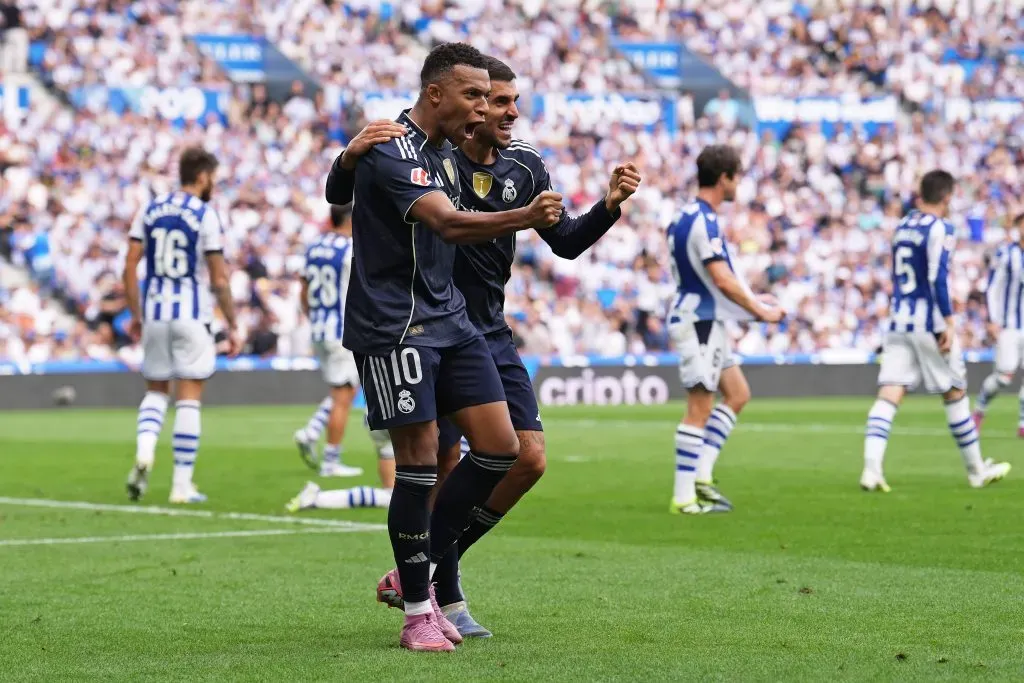 Mbappé é o grande astro do Real Madrid. Foto: Juan Manuel Serrano Arce/Getty Images