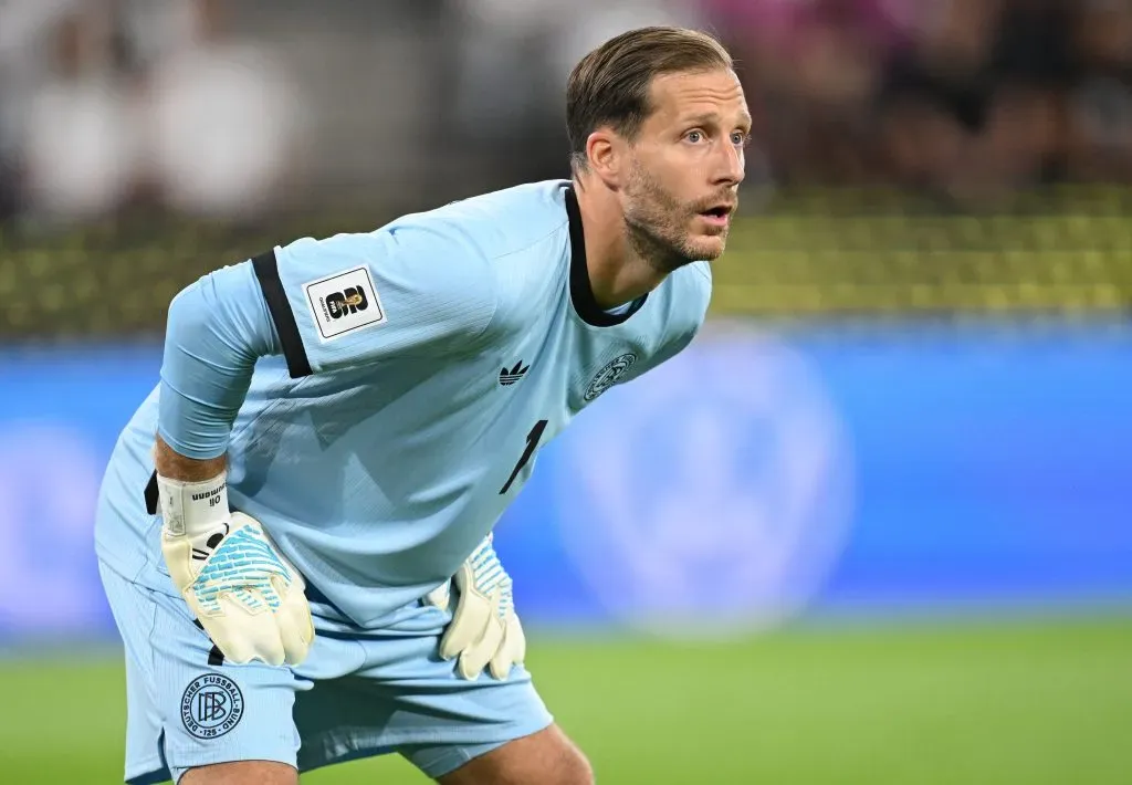 Oliver Baumann em campo pela Alemanha – Photo by Stuart Franklin/Getty Images