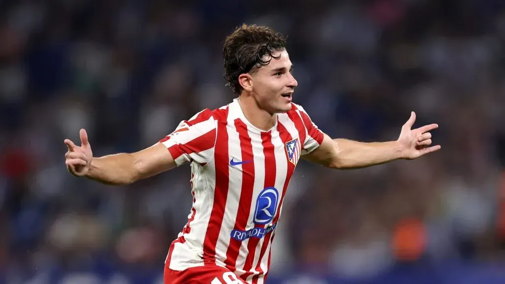 Julián Álvarez será desfalque em Liverpool x Atlético Madrid na Champions League (Photo by Judit Cartiel/Getty Images)