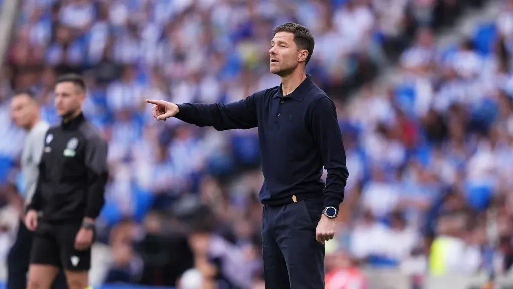 Xabi Alonso comandando o Real Madrid. Foto:Juan Manuel Serrano Arce/Getty Images