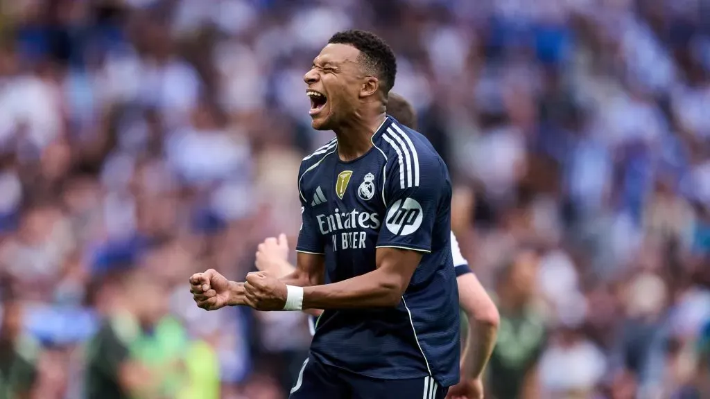 Mbappé vem sendo o grande nome do Real Madrid na temporada. Foto: Juan Manuel Serrano Arce/Getty Images