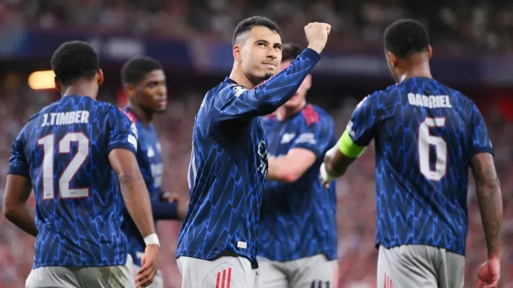 Gabriel Martinelli brilhou na estreia do Arsenal. Foto: David Ramos/Getty Images