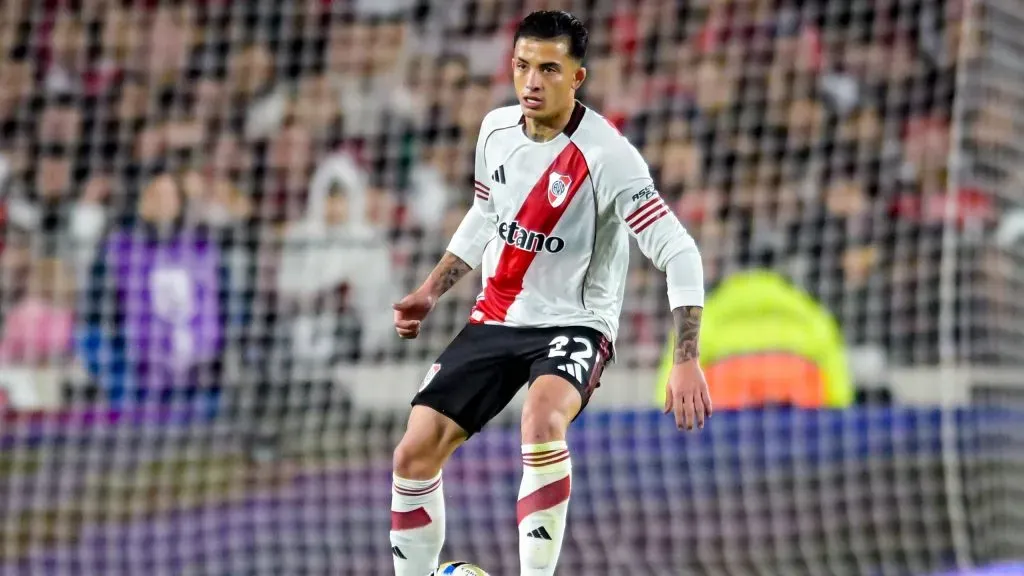 Kevin Kastaño será titular em River Plate x Palmeiras. Foto: Marcelo Endelli/Getty Images
