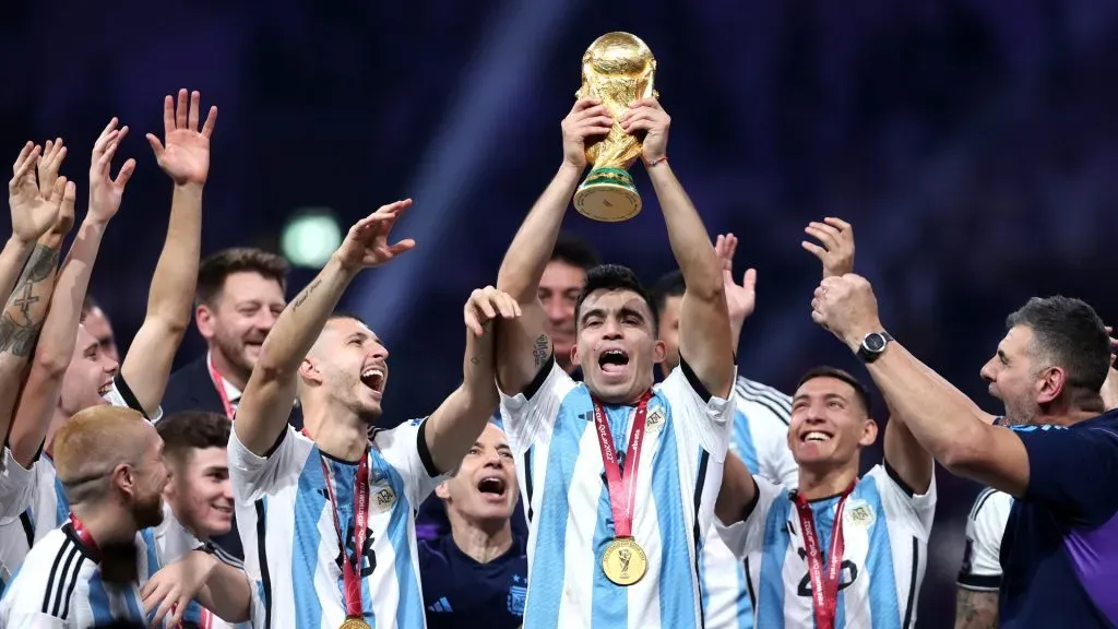 Marcos Acuña é um dos nomes que foram campeões do mundo pela Argentina. Foto: Julian Finney/Getty Images