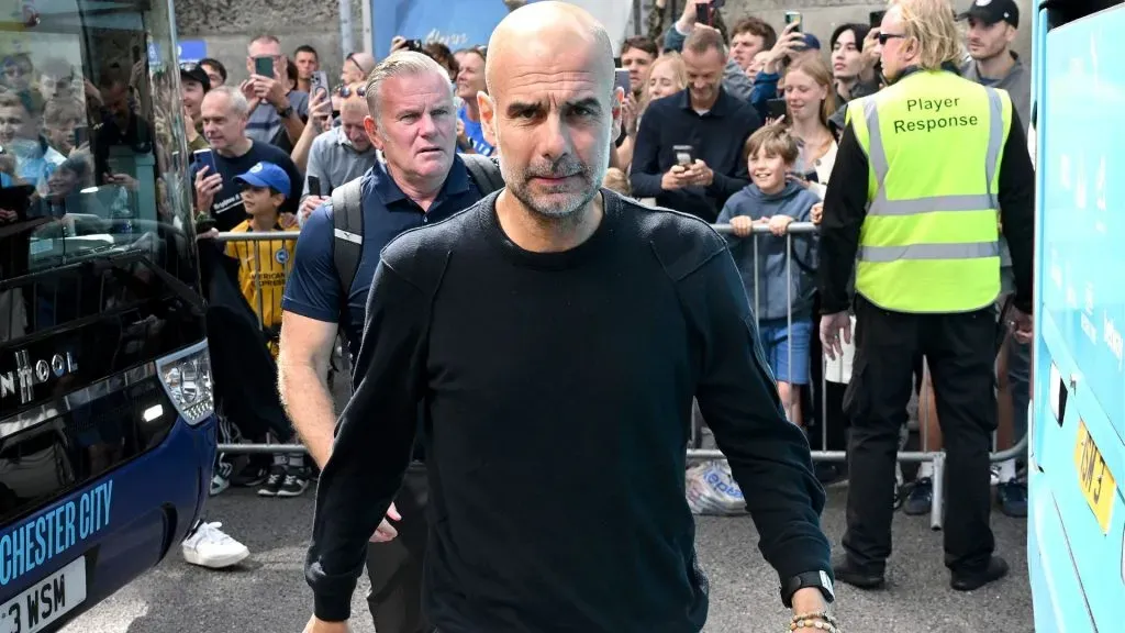 Guardiola, técnico do Manchester City (foto: Mike Hewitt/Getty Imagens)