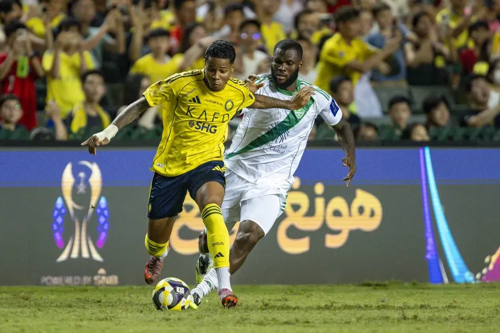 Wesley em ação pelo Al-Nassr.  (Photo by Yu Chun Christopher Wong/Eurasia Sport Images/Getty Images)