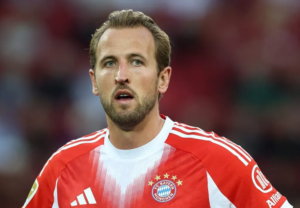 Harry Kane em ação pelo Bayern de Munique. (Photo by Alexander Hassenstein/Getty Images)