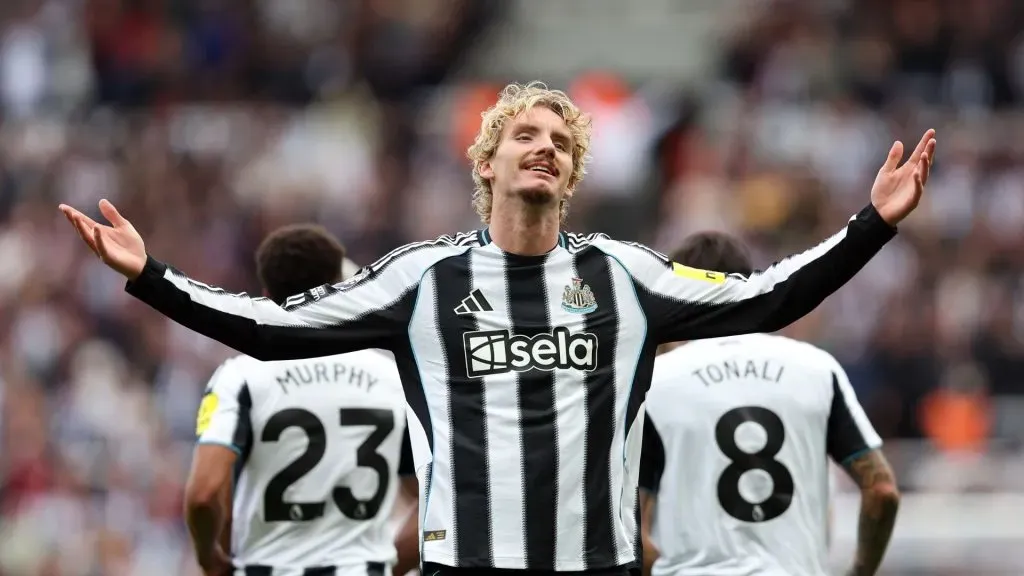 Nick Woltemade foi o autor do gol que garantiu última vitória do Newcastle na Premier League (Foto: Matt McNulty/Getty Images)