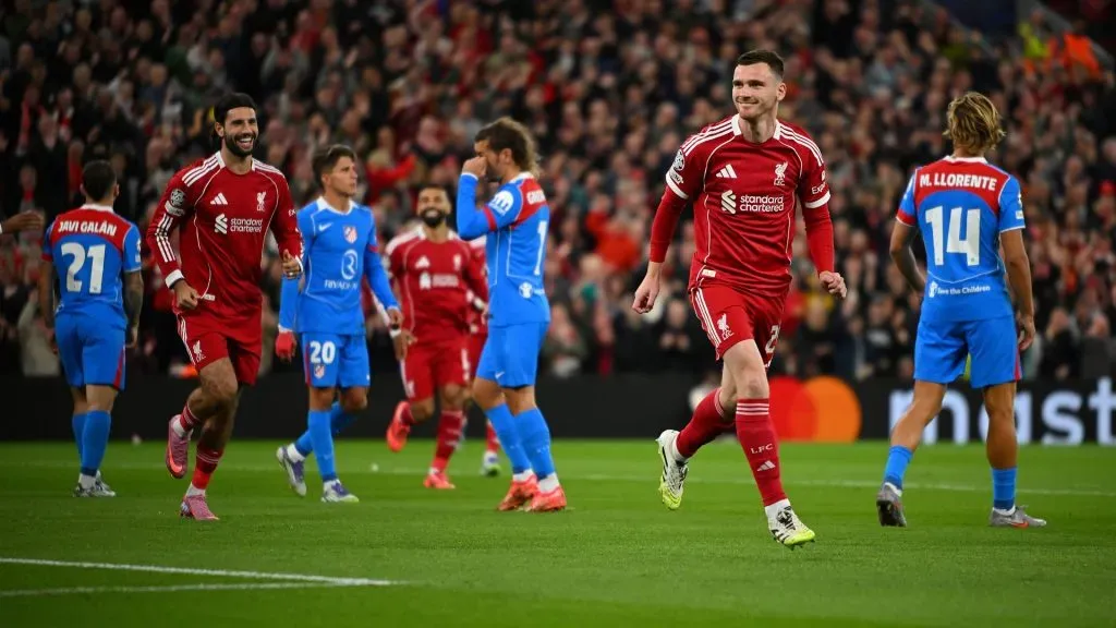 Atlético não conseguiu segurar o Liverpool. Foto: Clive Mason/Getty Images