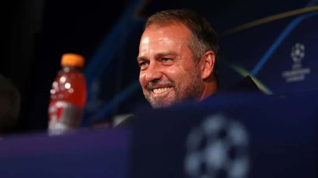 Hansi Flick, técnico do Barcelona (foto: George Wood/Getty Imagens)