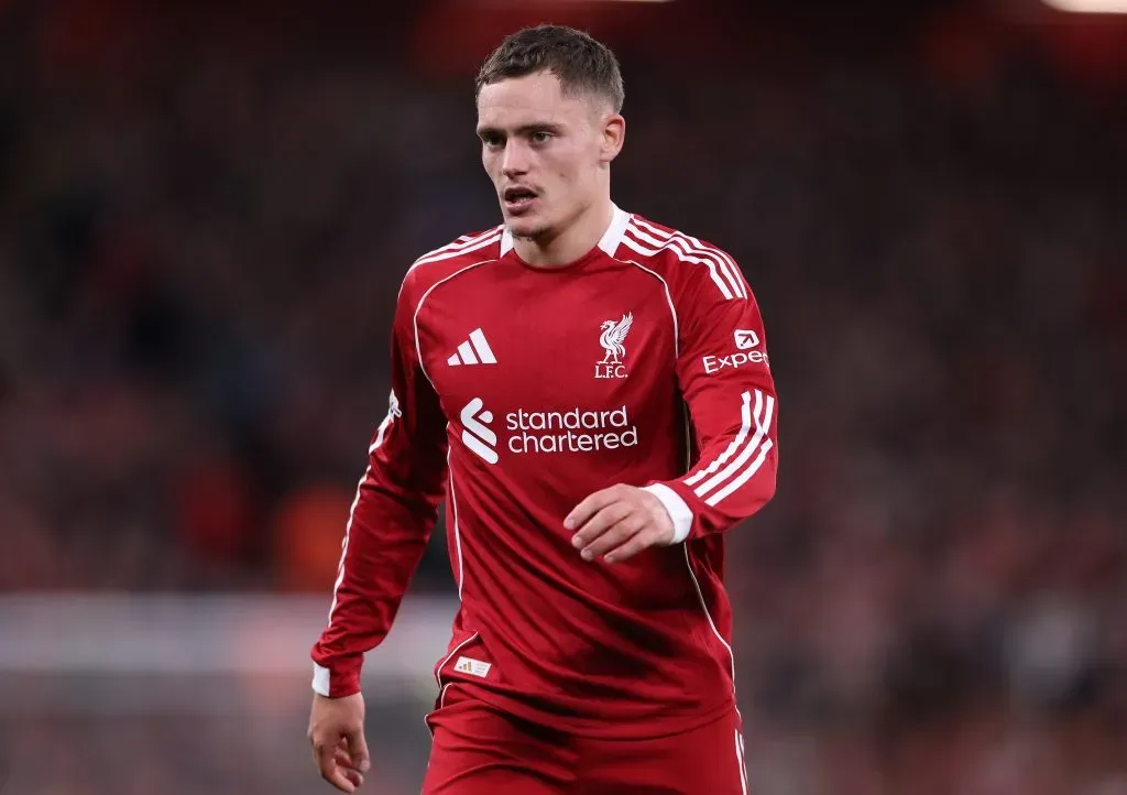 Wirtz em campo pelo Liverpool (Photo by Ryan Pierse/Getty Images)