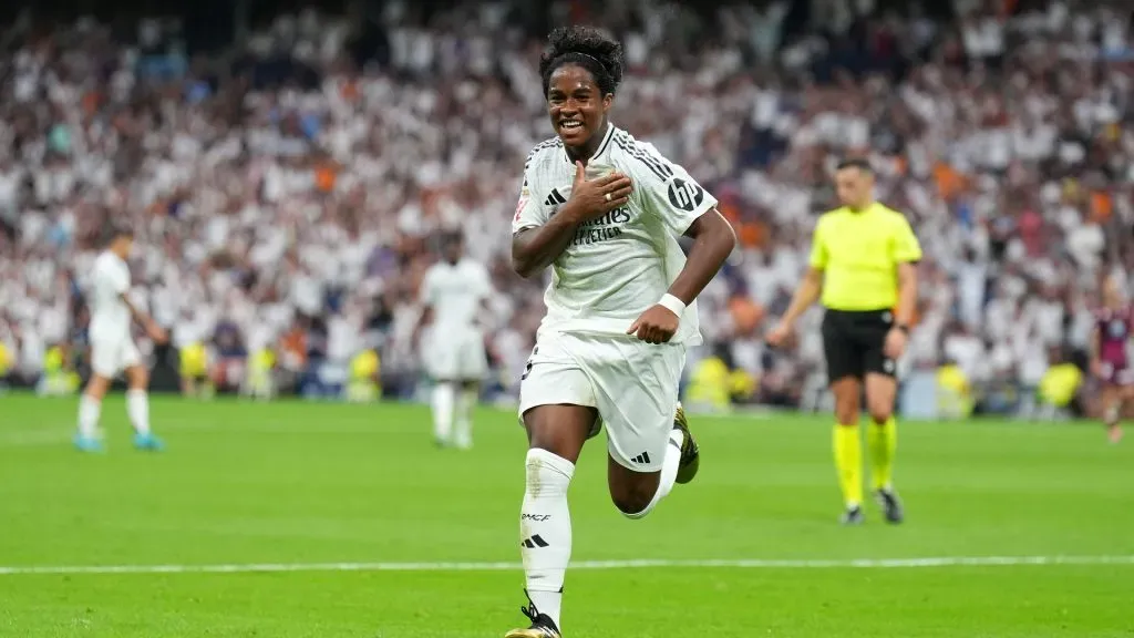 Endrick tem sete gols pelo Real Madrid. Foto: Angel Martinez/Getty Images