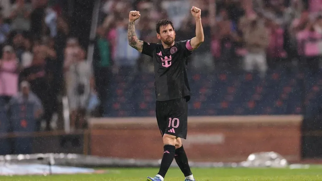 Messi fez a diferença mais uma vez pelo Inter Miami (foto: Dustin Satloff/Getty Imagens)