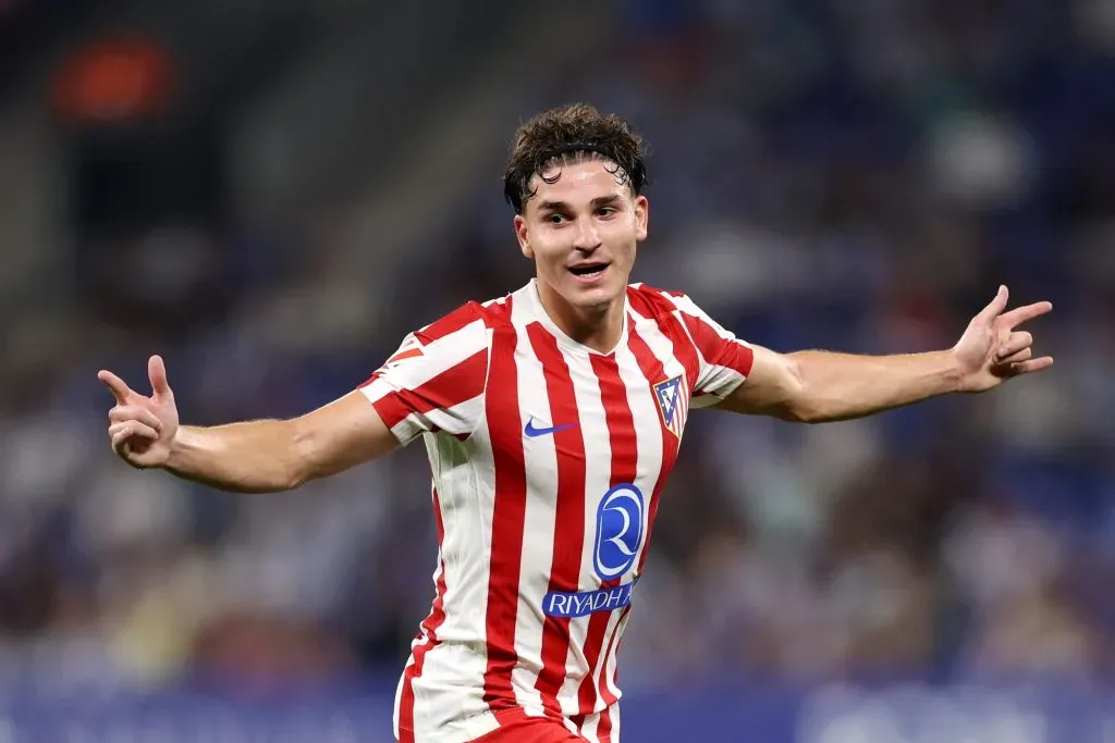 Alvarez em ação pelo Atlético de Madrid. Foto: Judit Cartiel/Getty Images