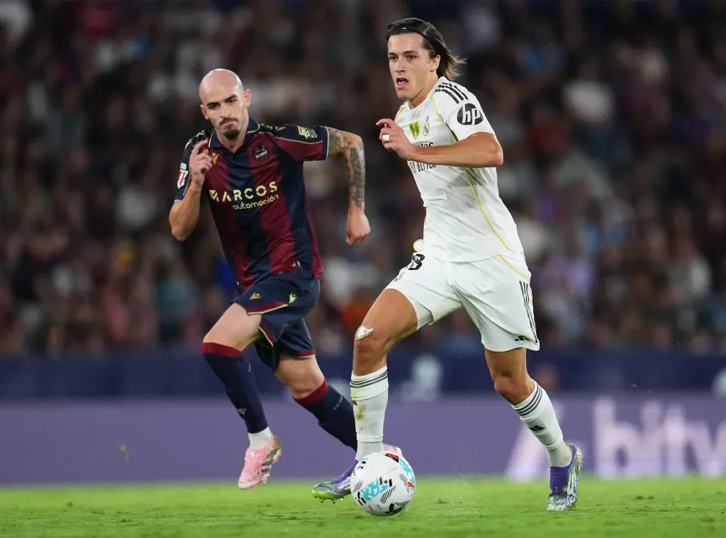 Carreras vs Levante. Foto: Aitor Alcalde/Getty Images