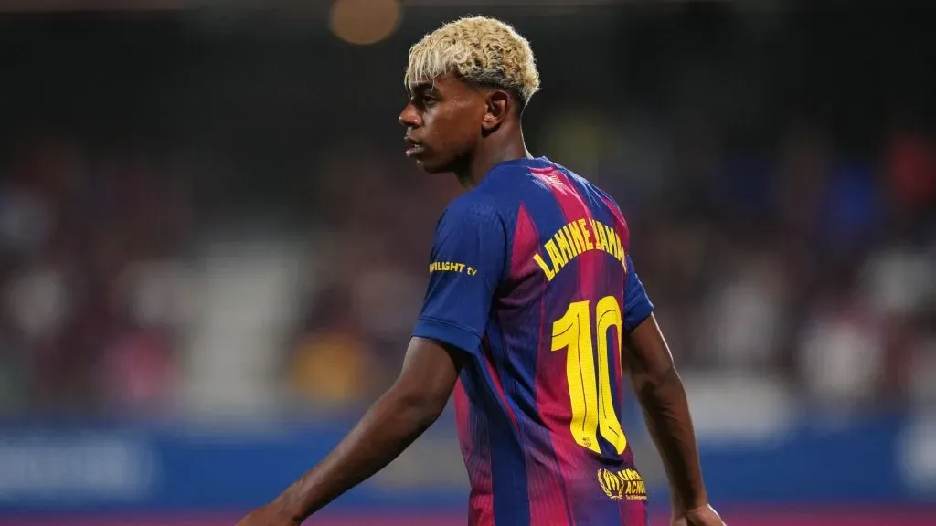 Lamine Yamal, atacante do Barcelona