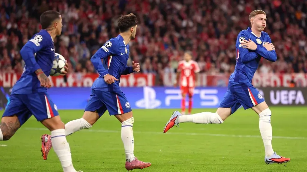 Palmer marcou um lindo gol diante do Bayern de Munique. Foto: Maja Hitij/Getty Images