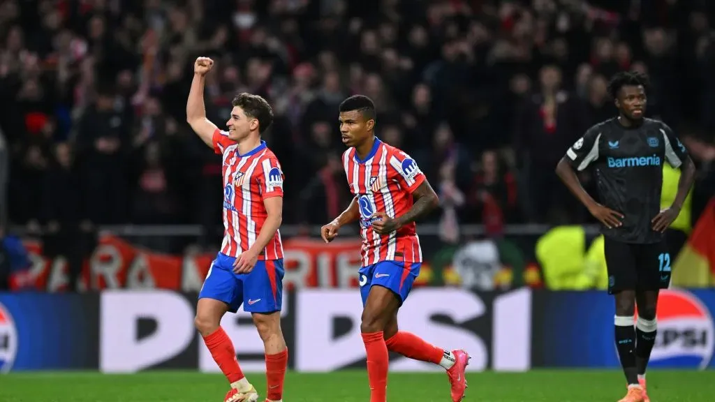 Atlético de Madrid venceu último confronto contra o Bayer Leverkusen de Xabi Alonso. Foto: Denis Doyle/Getty Images