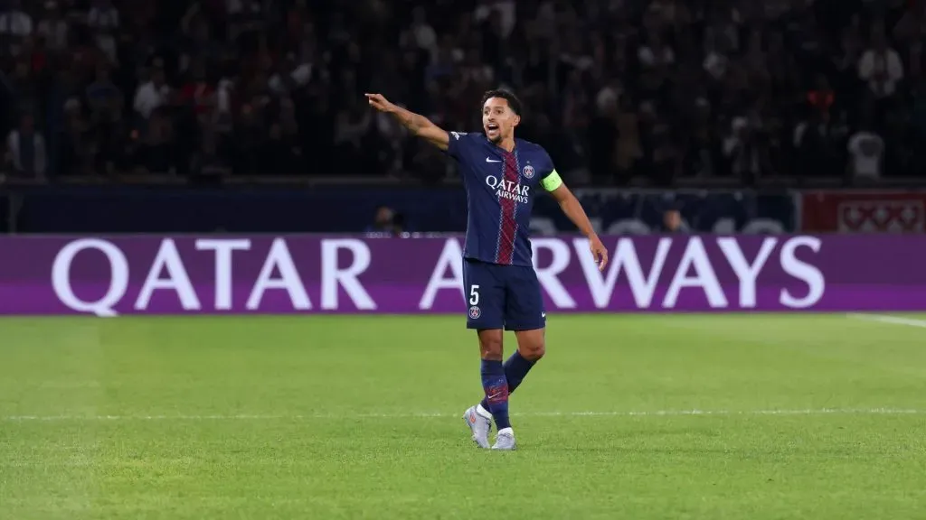 Marquinhos desfalca o PSG contra o Barcelona (foto: Catherine Steenkeste/Getty Imagens)
